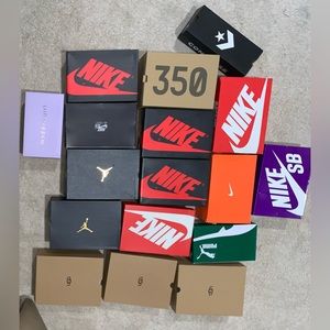 Shoe Box Jordan AF1 Nike Uggs Yeezy’s Converse Puma